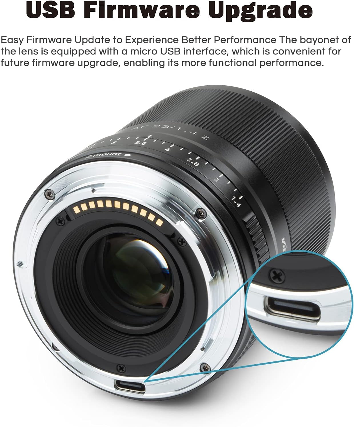 23Mm F1.4 Auto Focus Wide-Angle Lens Compatible with Nikon Z-Mount APS-C Mirrorless Camera Z Fc Z50 Z5 Z6 Z6 II Z7 Z7 II (Black)