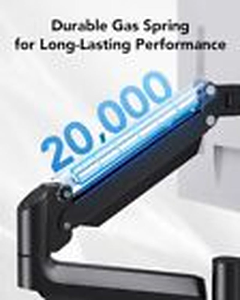 Dual Monitor Mount up to 32 Inches Screens, Taller Monitor Stand Hold