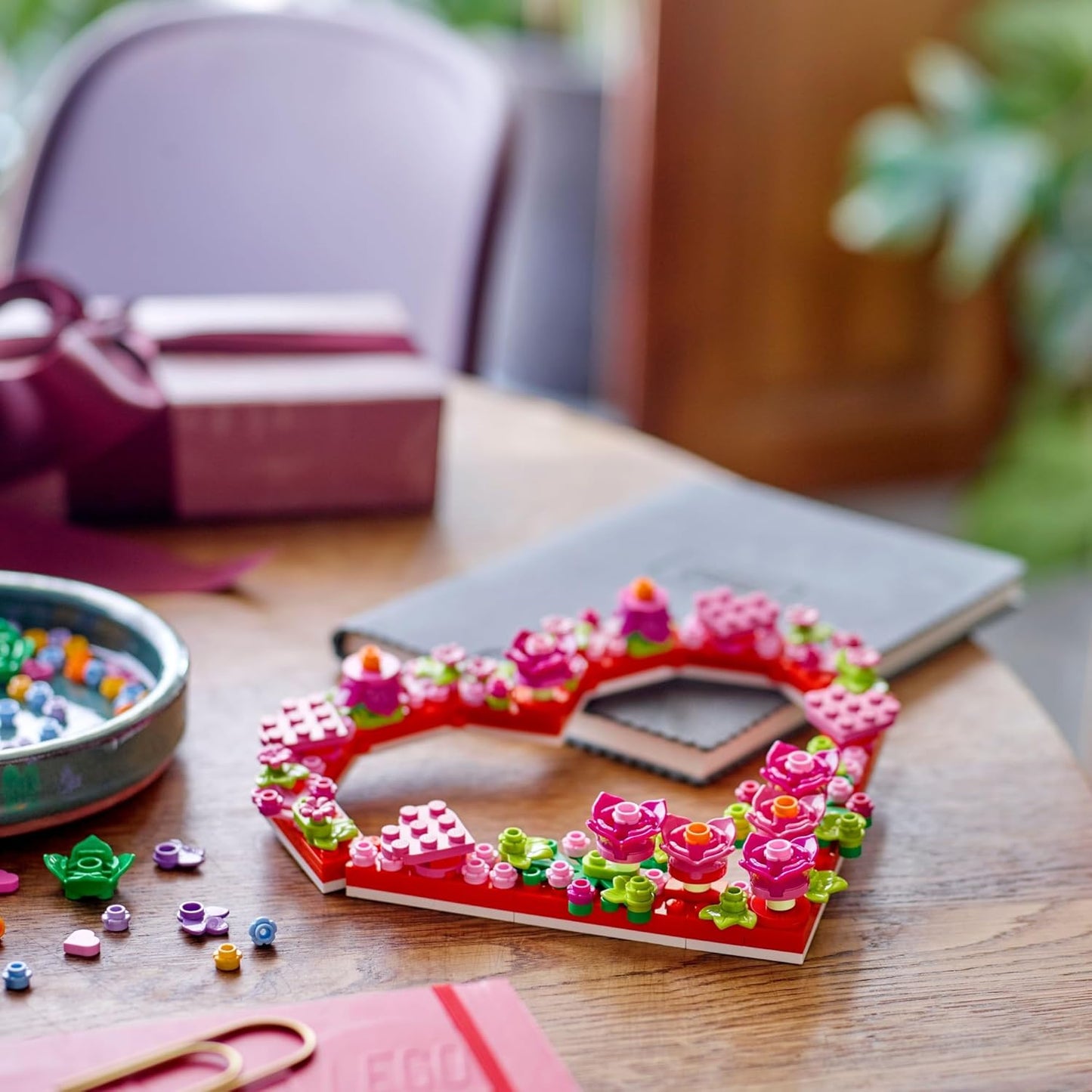 LEGO Heart Ornament Building Toy Set - Fun Arts and Crafts Idea for Girls and Bo