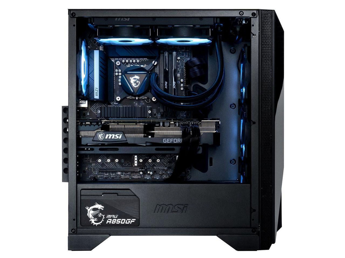 Gaming Desktop Aegis RS 14NUF7-673US Intel Core I7-14700Kf 32GB DDR5 2 TB Pcie SSD Geforce RTX 4070 Ti SUPER Windows 11 Home 64-Bit