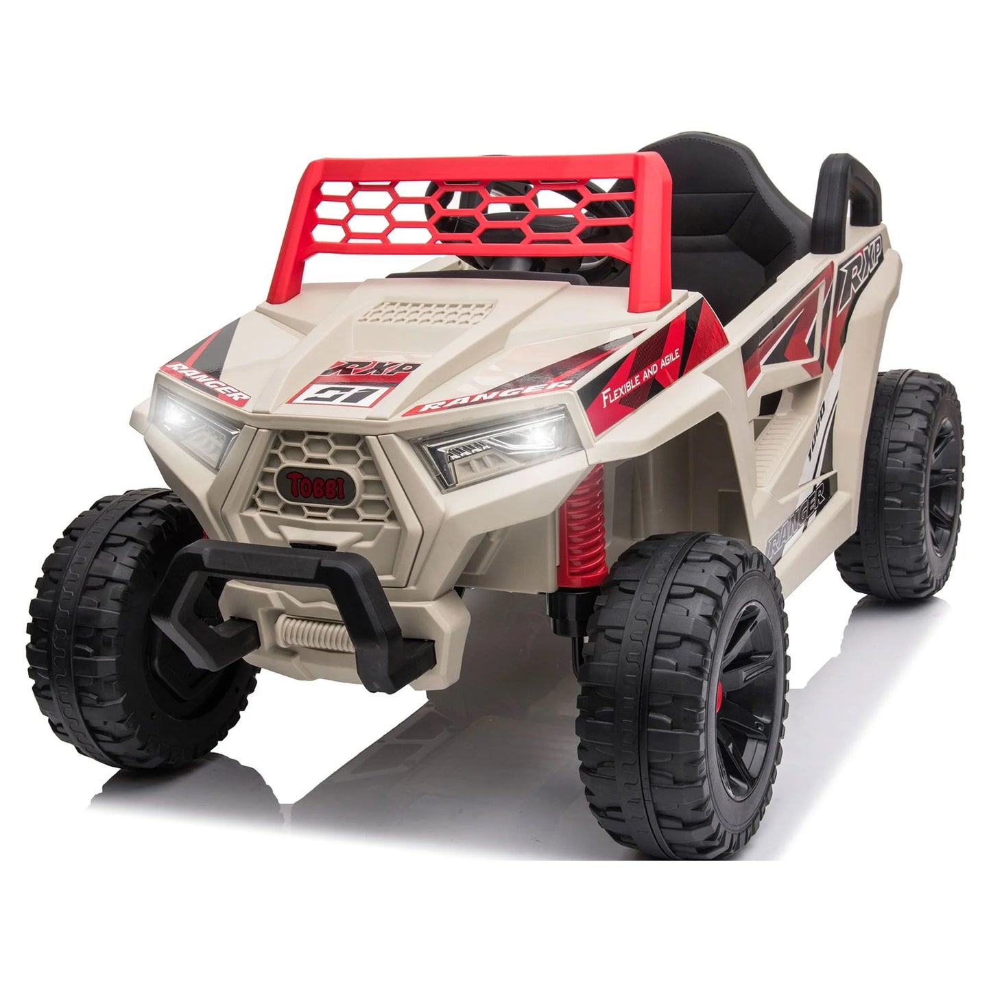 12V Kids Electric Off-Road UTV Truck Car Ride on Toys Age 3-5 Child W/ LED Headlights Music