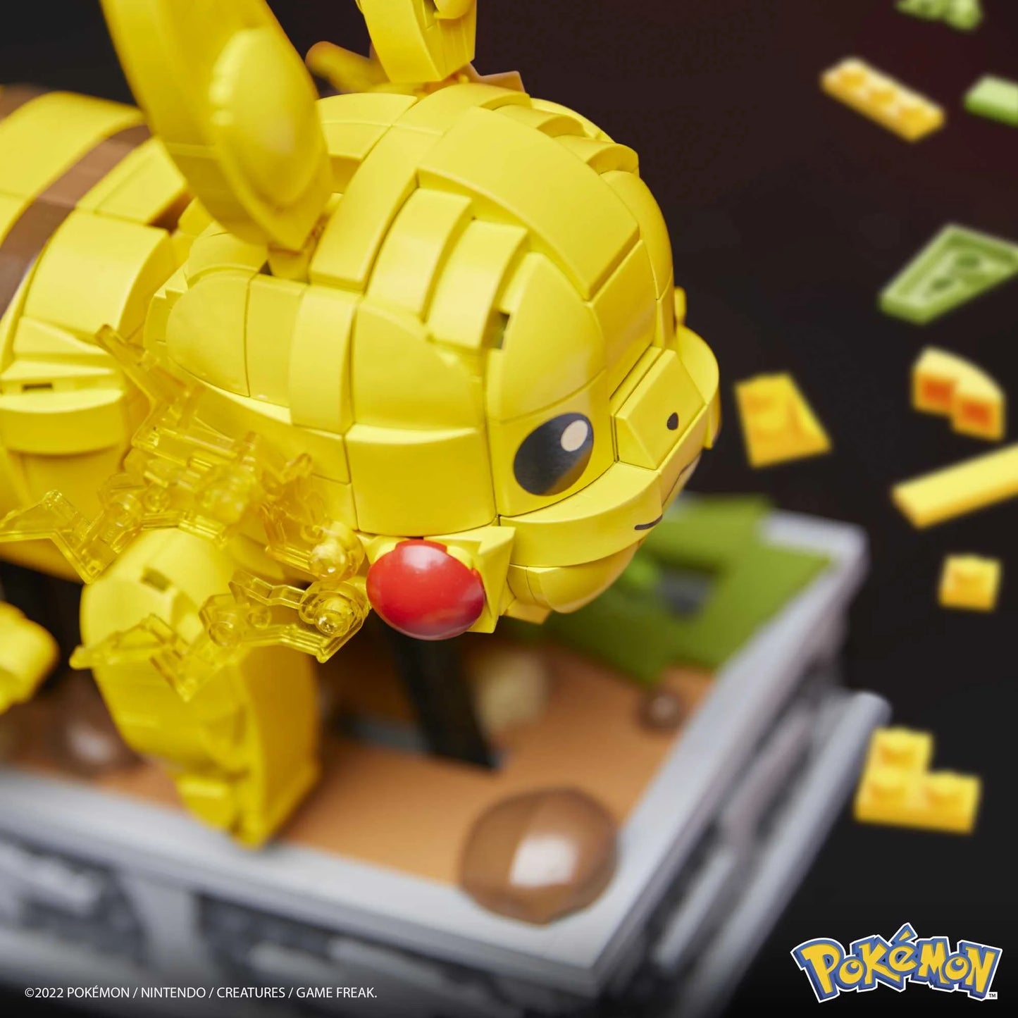 Pokemon Building Kit Motion Pikachu (1092 Pieces) for Collectors
