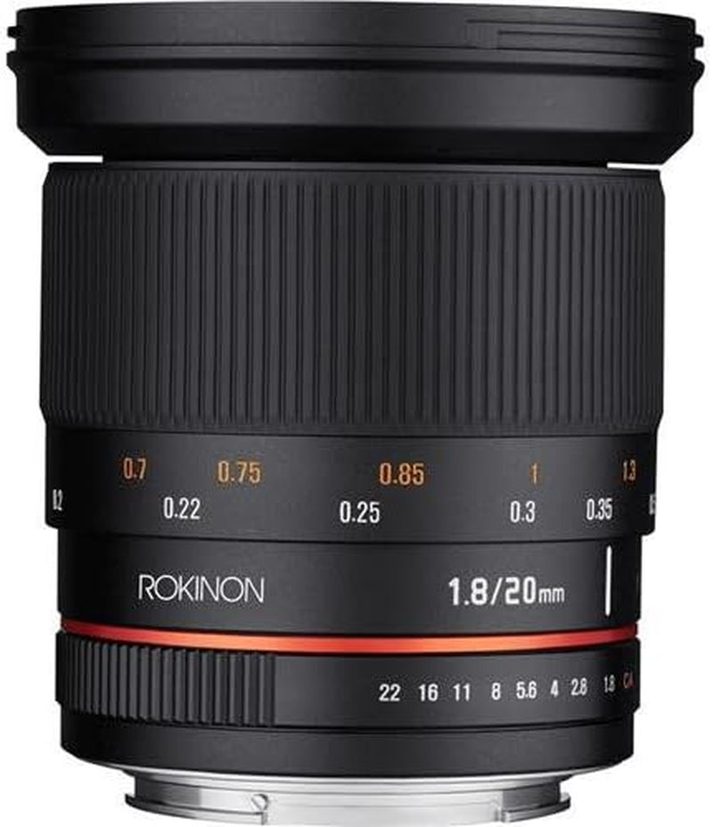 20Mm F/1.8 as ED UMC Wide Angle Lens for Sony E-Mount Black