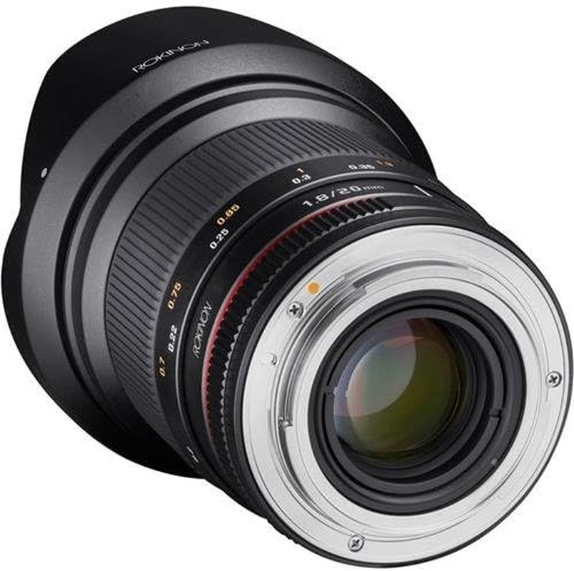 20Mm F/1.8 as ED UMC Wide Angle Lens for Sony E-Mount Black