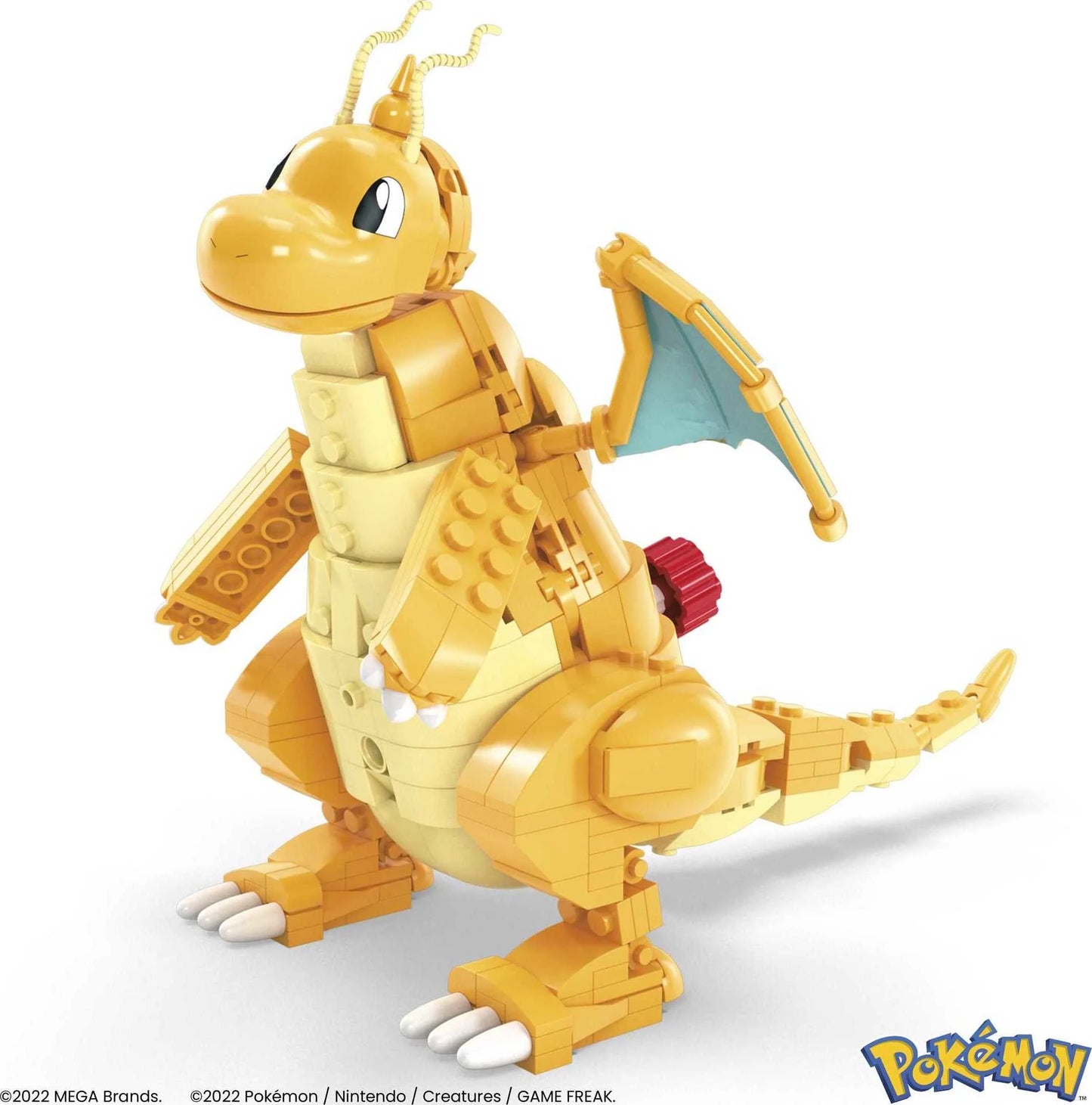 Pokemon Building Toy Kit Dragonite (388 Pieces) with Motion for Kids