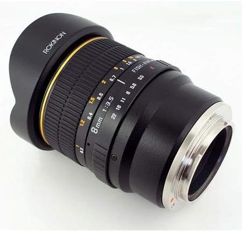 FE8M-NEX 8Mm F/3.5 Fisheye Lens for Sony E-Mount Cameras (NEX and VG10), Black
