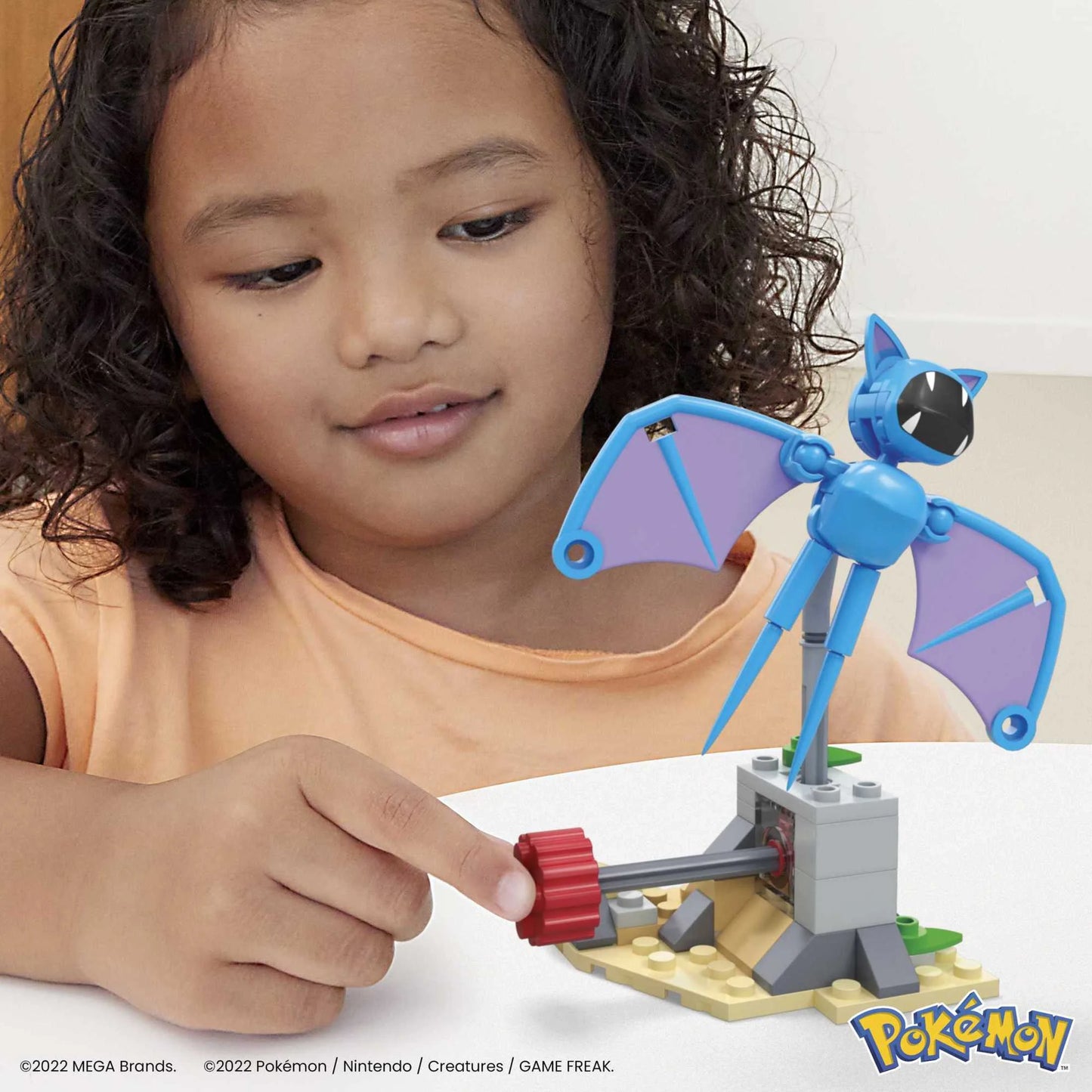 Pokemon Building Toy Kit Zubat'S Midnight Flight (61 Pieces) for Kids
