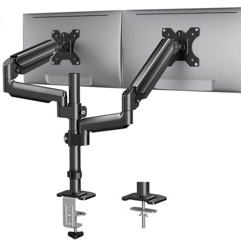 Dual Monitor Mount up to 32 Inches Screens, Taller Monitor Stand Hold