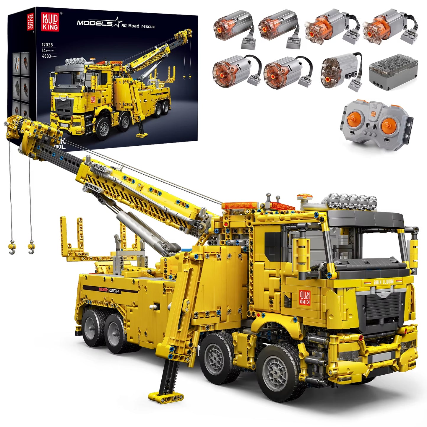 Technical Truck Toys APP&RC Motorized Fire Rescue Vehicle Car Model Building Blocks Bricks Kids Christmas Gifts