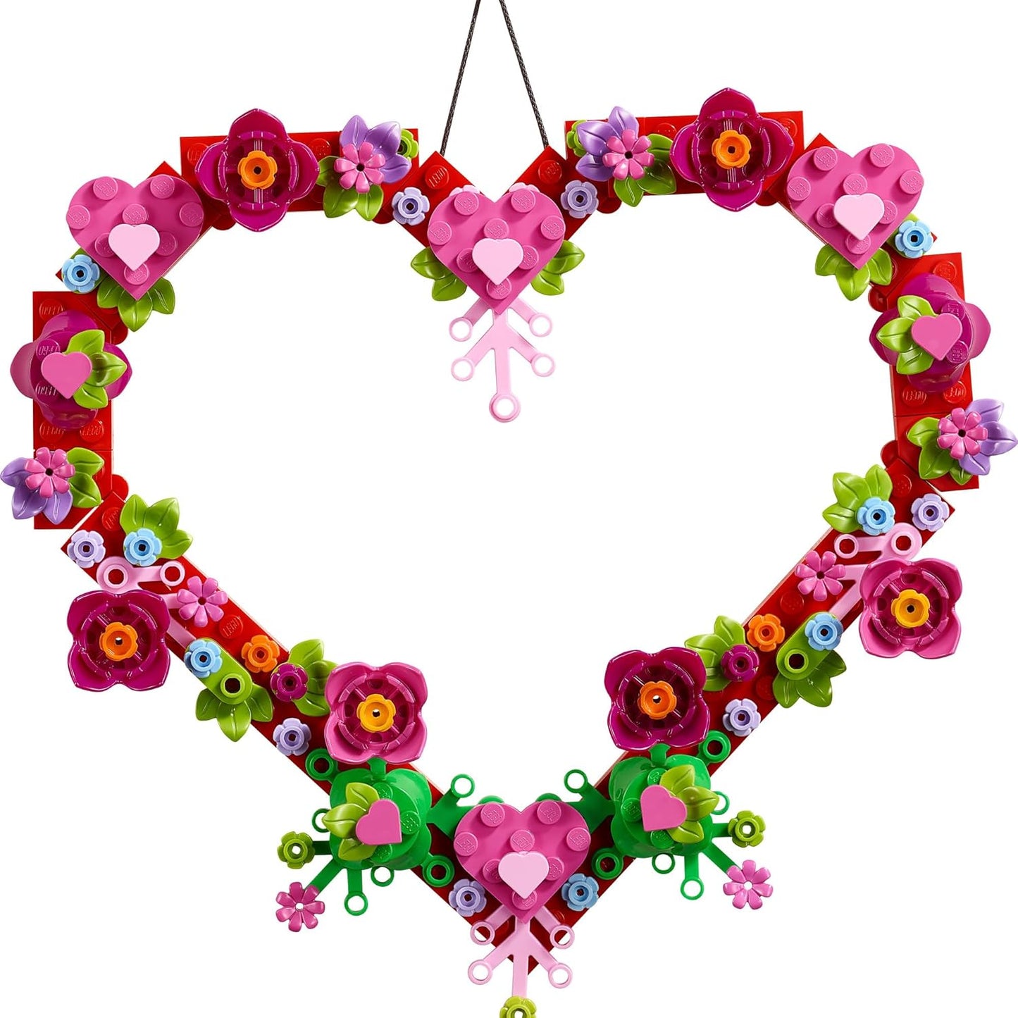 LEGO Heart Ornament Building Toy Set - Fun Arts and Crafts Idea for Girls and Bo