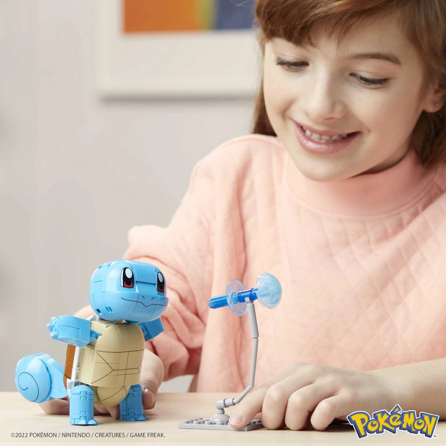 Pokemon Building Toy Kit Build & Show Squirtle (199 Pieces) for Kids