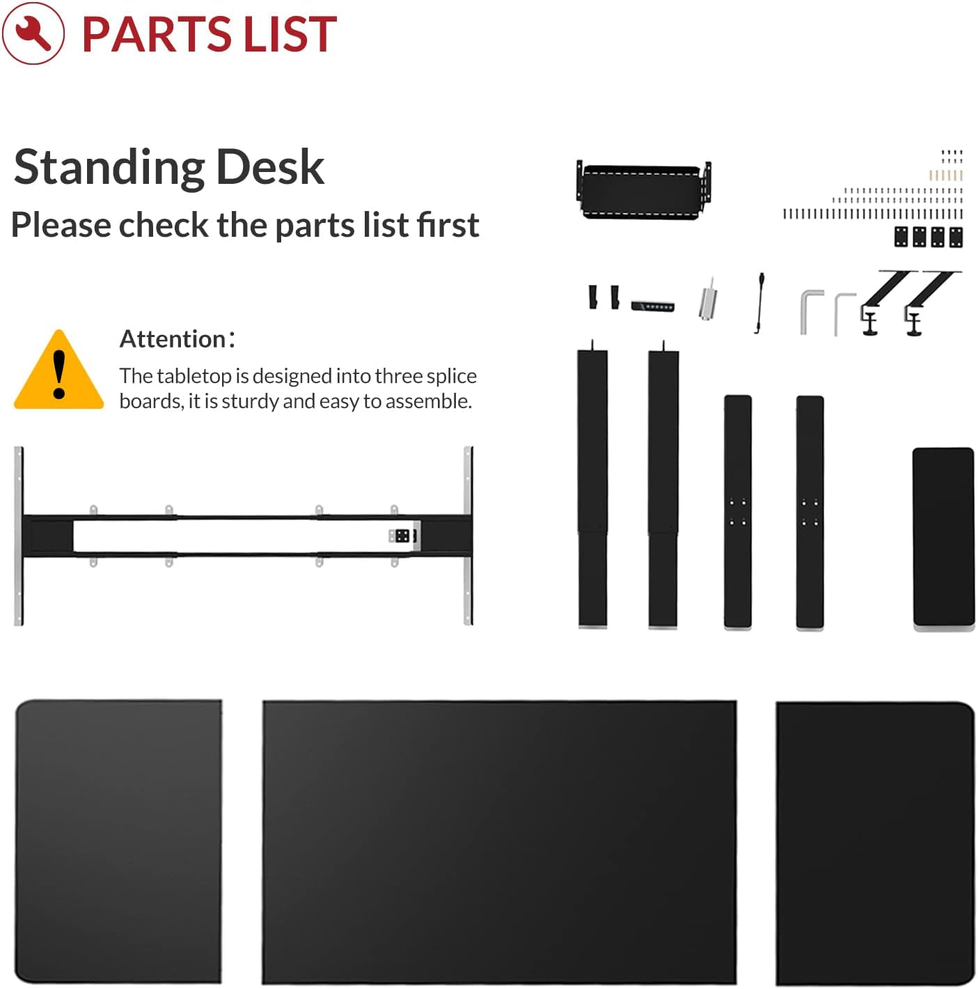 Height Adjustable Desk 55 Inch, Electric Standing Desk/W USB Charging Ports, Black Sit Stand Desk for Home Office with Monitor Shelf (55 X 24 Inches)