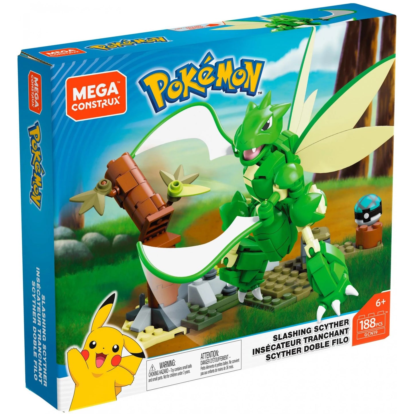 Pokemon Buildable 5-Inch Super-Sized Scyther Figure