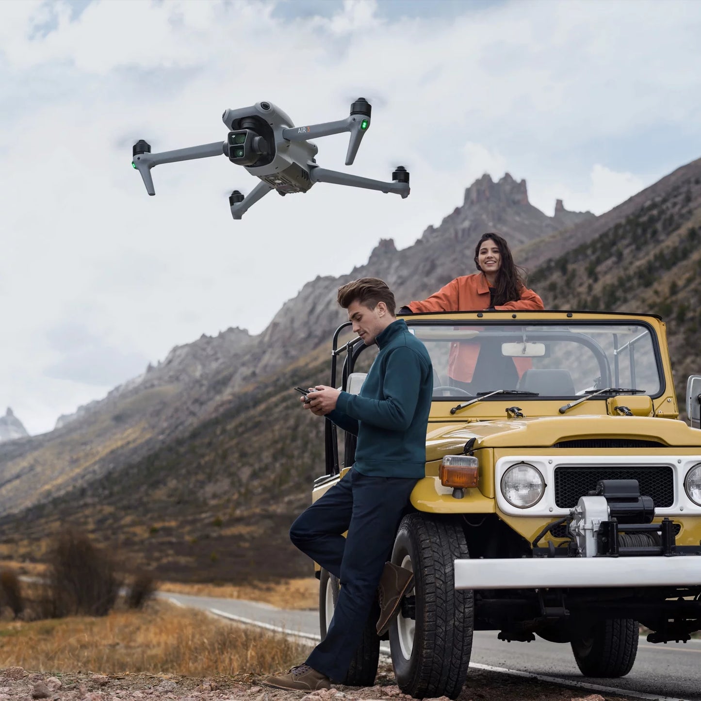 Air 3 4K Video Resolution Aerial Drone with Remote Control