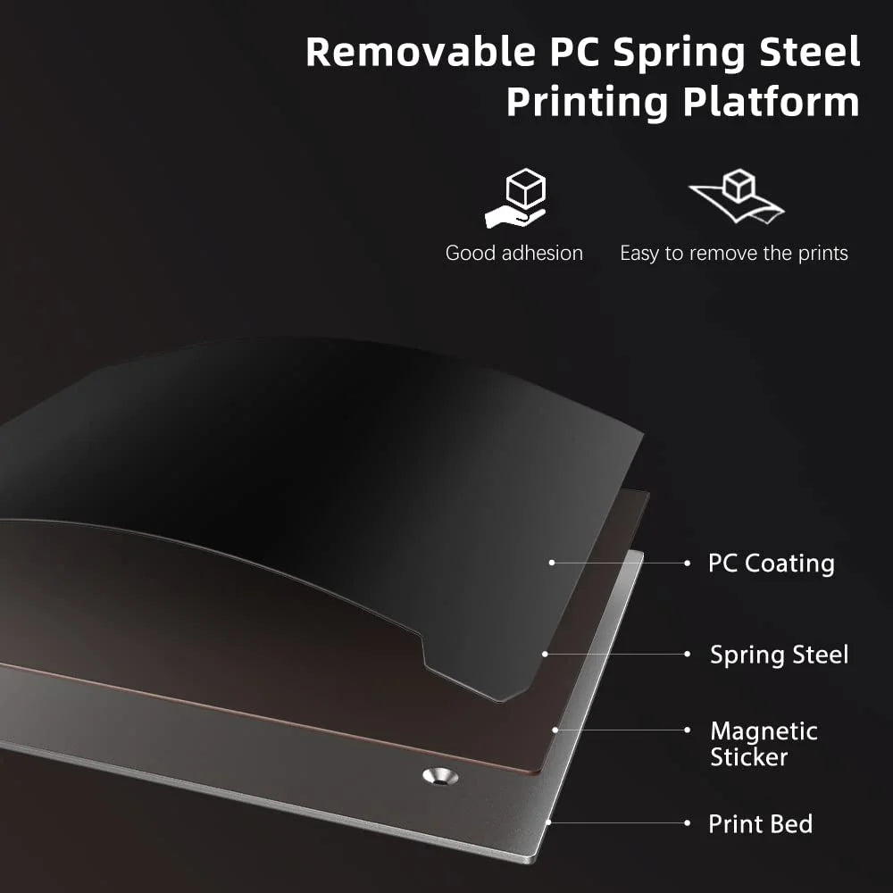 Ender 3 V2 Neo 3D Printer with CR Touch Auto Leveling Kit PC Spring Steel Platform Full-Metal Extruder, 95% Pre-Installed with Resume Printing & Model Preview Function