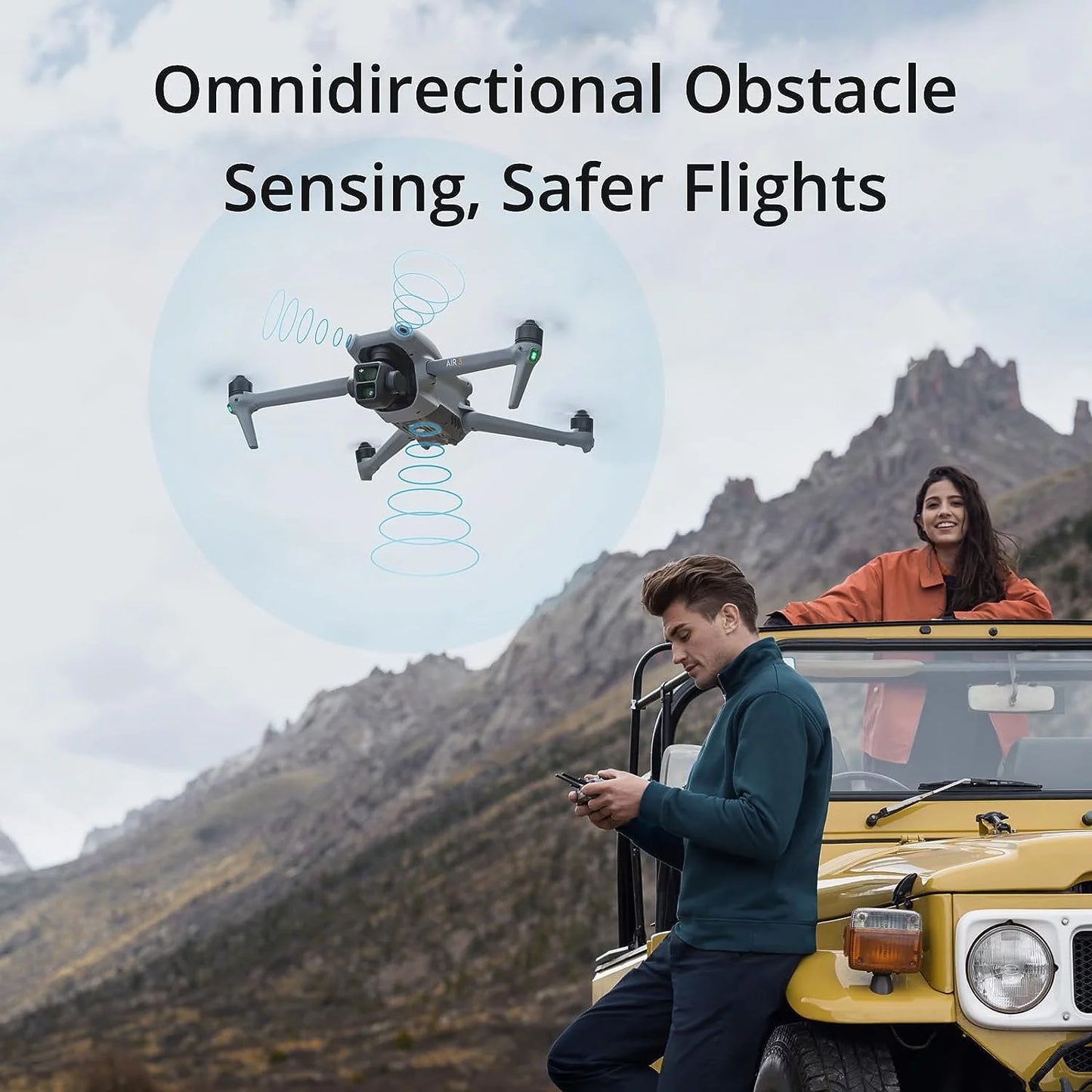 Air 3 4K Video Resolution Aerial Drone with Remote Control