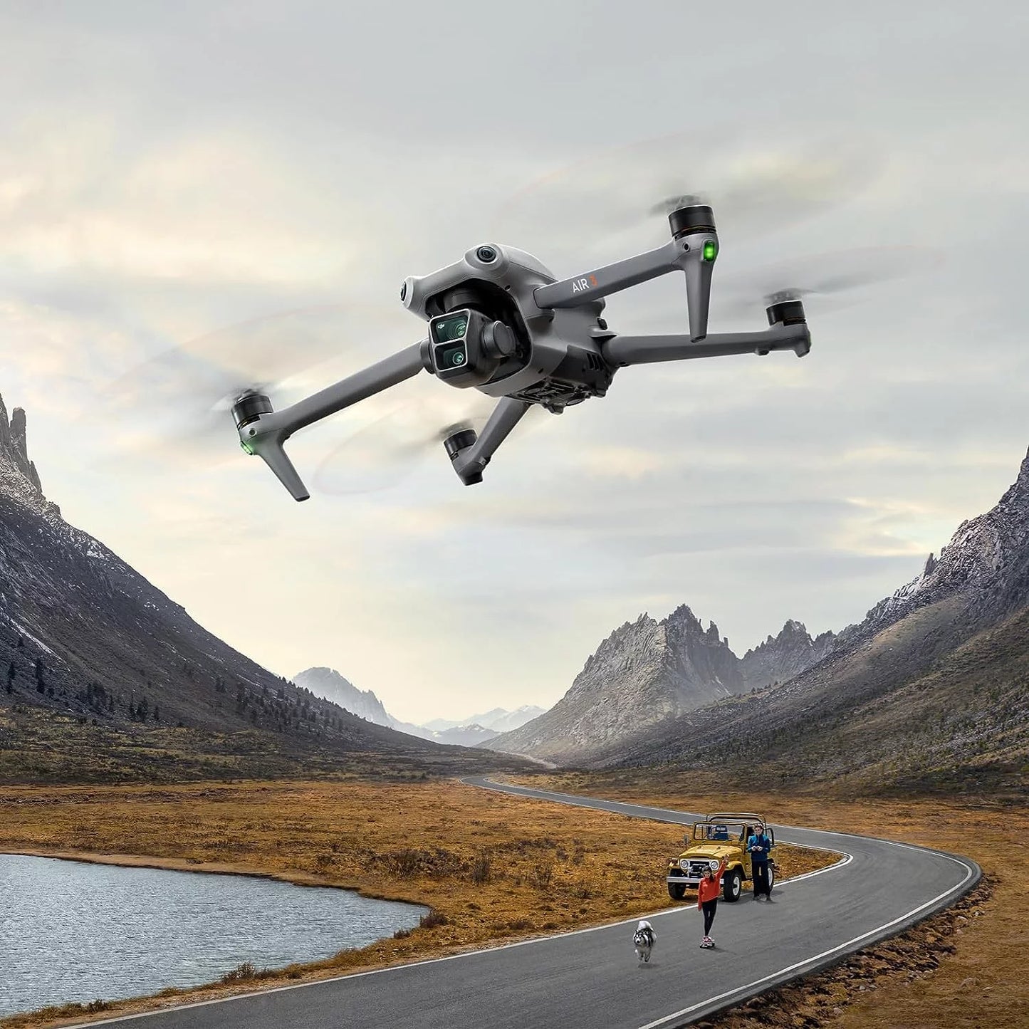 Air 3 4K Video Resolution Aerial Drone with Remote Control