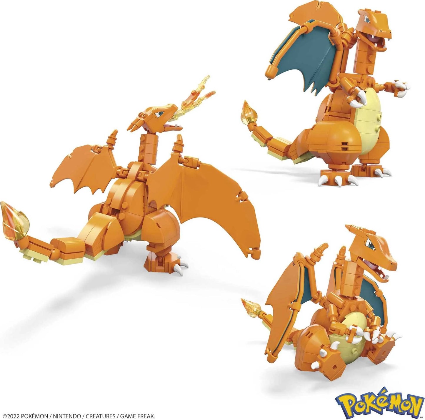 Pokemon Charizard Building Set (222 Pieces) with 1 Action Figure for Boys and Girls