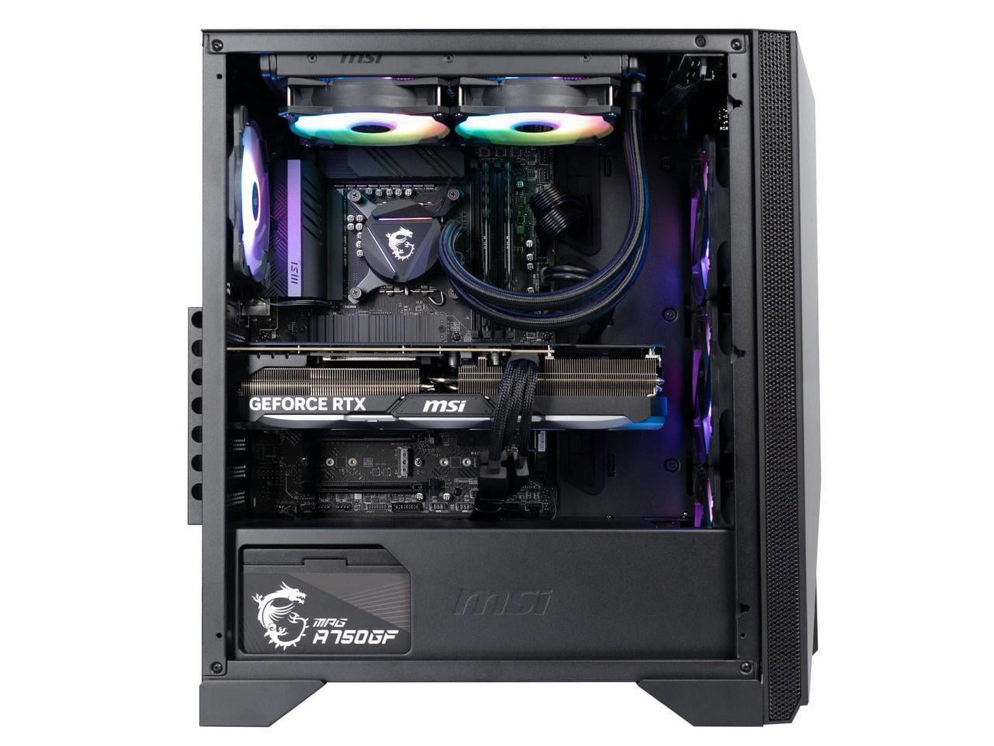 Gaming Desktop Aegis RS 14NUF7-673US Intel Core I7-14700Kf 32GB DDR5 2 TB Pcie SSD Geforce RTX 4070 Ti SUPER Windows 11 Home 64-Bit