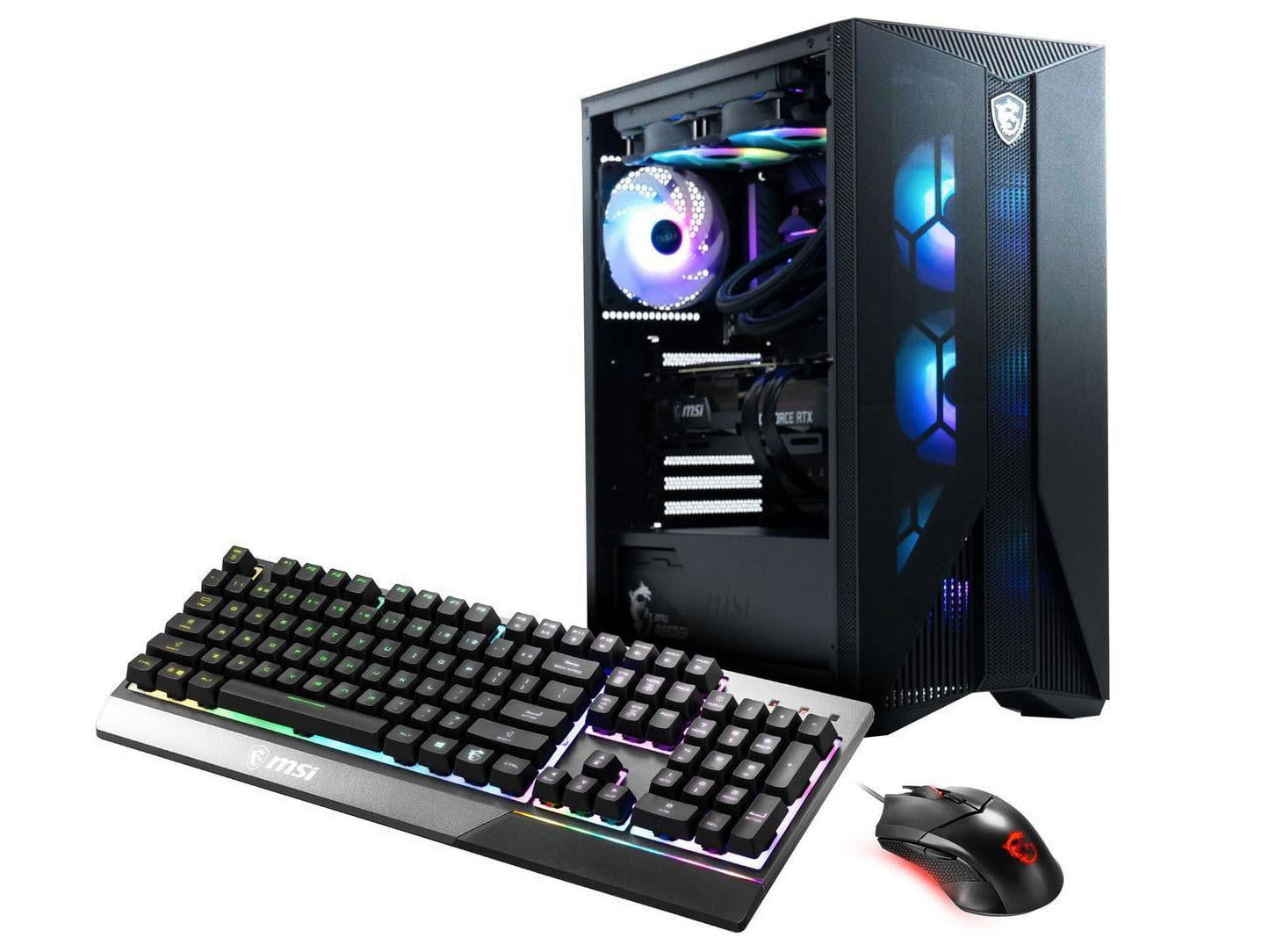 Gaming Desktop Aegis RS 14NUF7-673US Intel Core I7-14700Kf 32GB DDR5 2 TB Pcie SSD Geforce RTX 4070 Ti SUPER Windows 11 Home 64-Bit