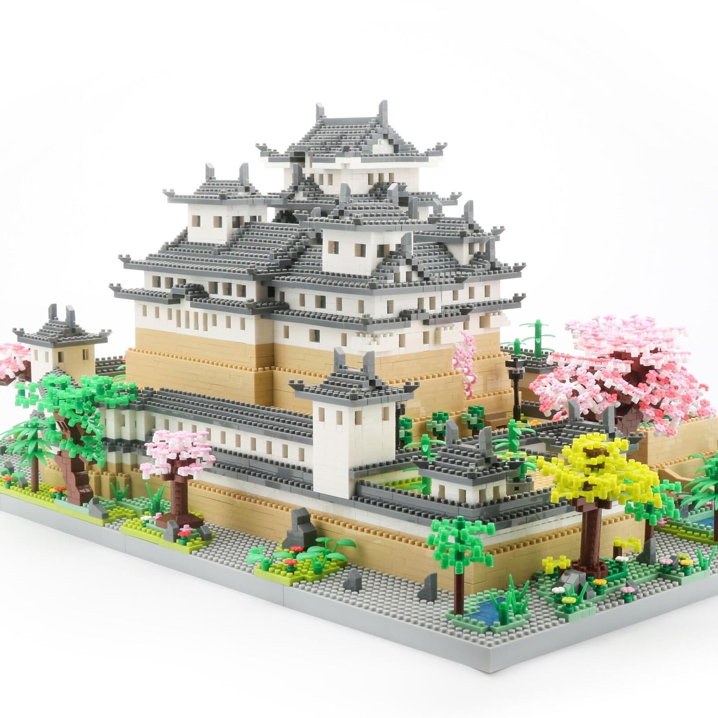 Japanese Micro Mini Building Blocks Sets for Adults Japan Himeji Castle with ...