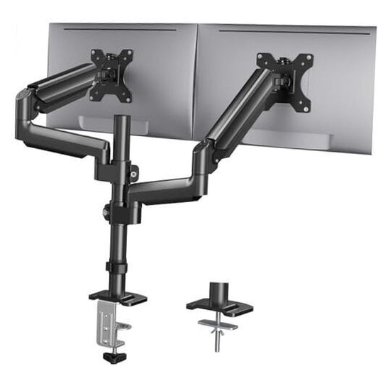 Dual Monitor Mount up to 32 Inches Screens, Taller Monitor Stand Hold