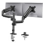 Dual Monitor Mount up to 32 Inches Screens, Taller Monitor Stand Hold