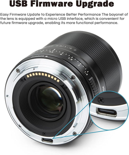 23Mm F1.4 Auto Focus Wide-Angle Lens Compatible with Nikon Z-Mount APS-C Mirrorless Camera Z Fc Z50 Z5 Z6 Z6 II Z7 Z7 II (Black)