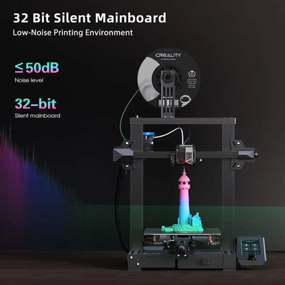 Ender 3 V2 Neo 3D Printer with CR Touch Auto Leveling Kit PC Spring Steel Platform Full-Metal Extruder, 95% Pre-Installed with Resume Printing & Model Preview Function