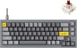 Q2 Wired Custom Mechanical Keyboard, QMK/VIA Programmable Macro, Full Aluminum, Hot-Swappable Gateron G Pro Brown Switch, 65% Layout Double Gasket Compatible with Mac and Windows - Grey