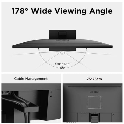 24'' IPS Computer Monitor,Fhd 1080P , VGA/HDMI Port 24N1
