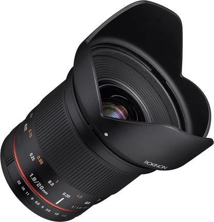 20Mm F/1.8 as ED UMC Wide Angle Lens for Sony E-Mount Black