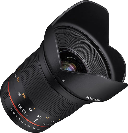 20Mm F/1.8 as ED UMC Wide Angle Lens for Sony E-Mount Black