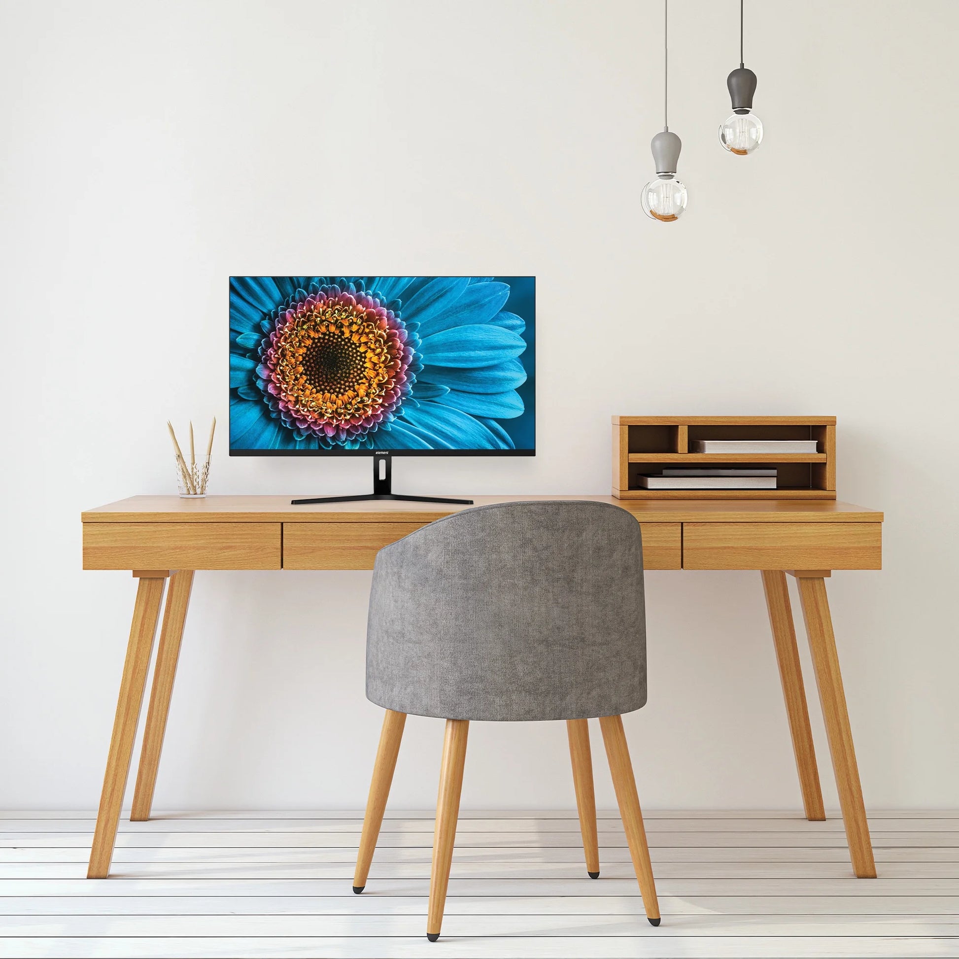 Element 27” 1080P IPS LCD 3-Side Frameless Computer Monitor - Black (EM2FPAB27B)