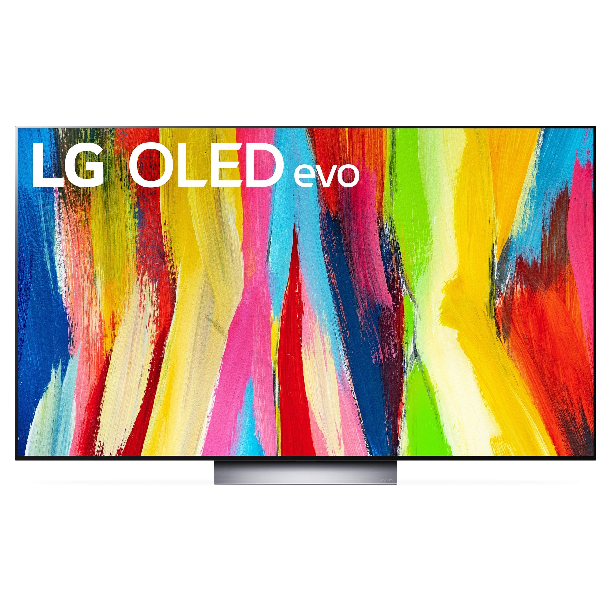 LG 65" OLED C2 4K TV with a Onn. Ultra-Slim Full Motion TV Wall Mount, 50"-86"