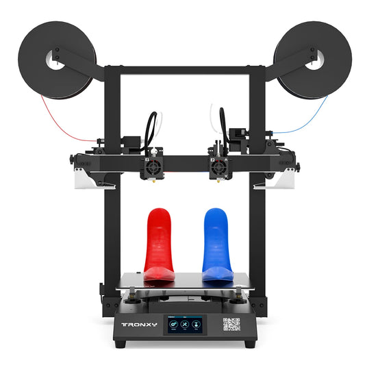 [US/EU Direct]® GEMINI S Dual Extruder IDEX 3D Printer Multicolor 2 Color 2 Head Independent Large FDM 3D Printing Machine