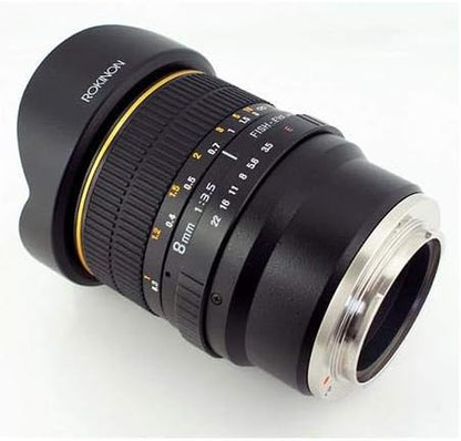 FE8M-NEX 8Mm F/3.5 Fisheye Lens for Sony E-Mount Cameras (NEX and VG10), Black