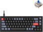 Q2 Wired Custom Mechanical Keyboard, QMK/VIA Programmable Macro, Full Aluminum, Hot-Swappable Gateron G Pro Blue Switch, 65% Layout Double Gasket Compatible with Mac and Windows - Black