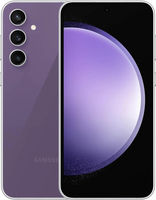 Galaxy S23 FE Cell Phone, 128GB, Unlocked Android Smartphone, Long Battery Life, Premium Processor, Tough Gorilla Glass Display, Hi-Res 50MP Camera, US Version, 2023, Purple