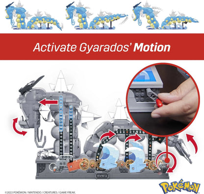 Pokemon Building Kit Motion Gyarados (2186 Pieces) for Collectors