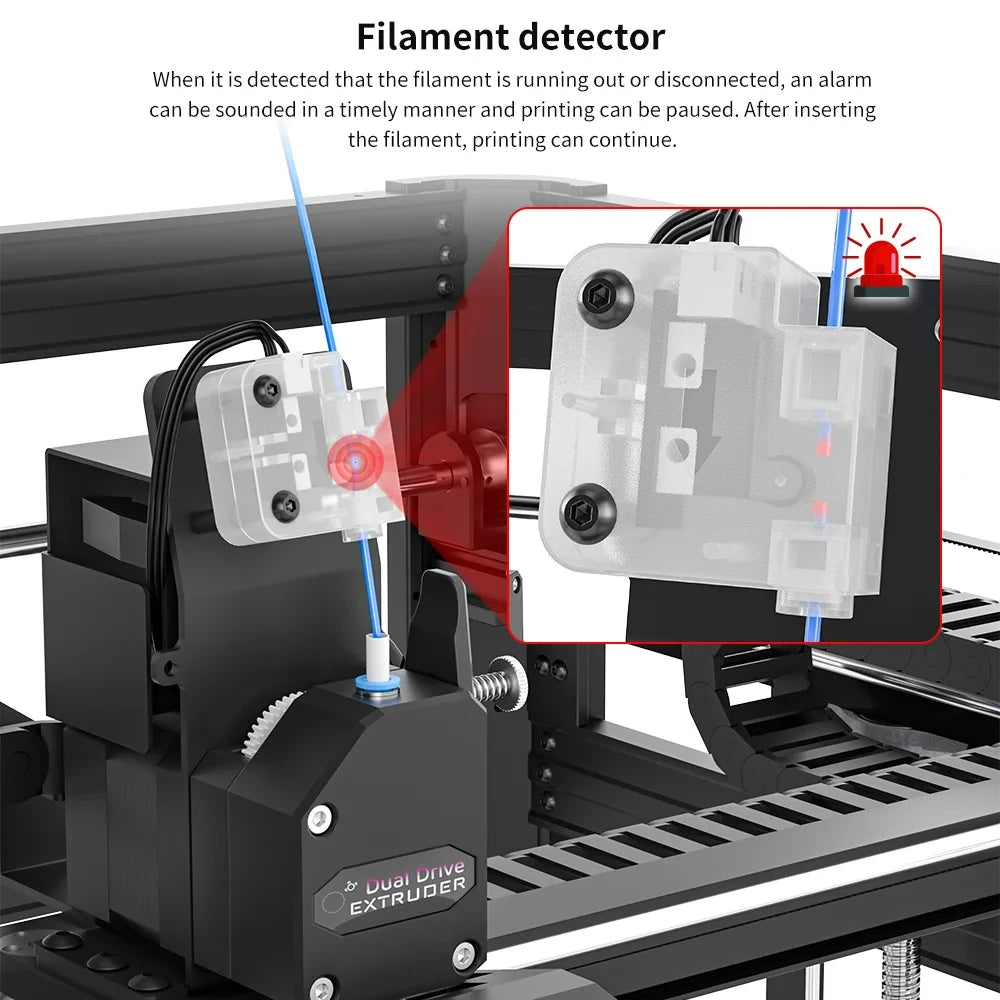 VEHO 600 PRO 3D Printer Large Printing Size 600*600*600Mm FDM Direct Extruder Auto-Leveling High Precision 3D Printers