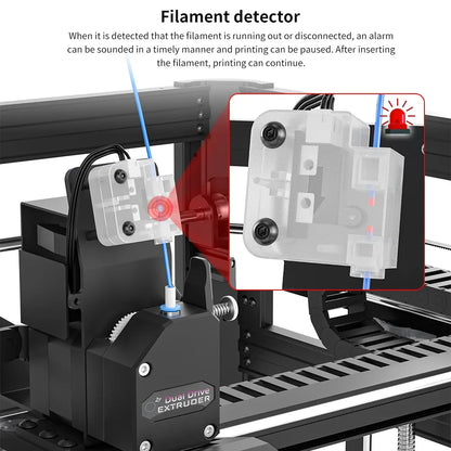 VEHO 600 PRO 3D Printer Large Printing Size 600*600*600Mm FDM Direct Extruder Auto-Leveling High Precision 3D Printers