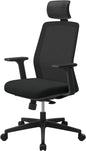 T40 SE Ergonomic Office Chair : Comfortable Home Office Chair for Light Users with Reclining Tilt Lock, Headrest, 3D Armrests, Mesh Back Computer Desk Chair, Alternative Gaming Chair (Black)