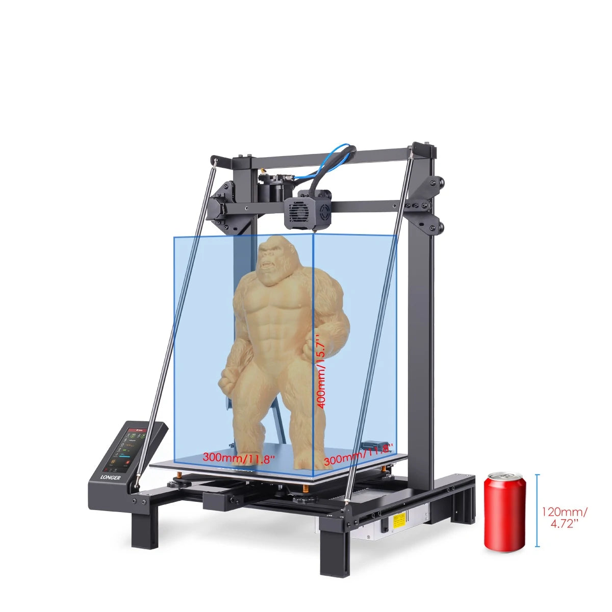 [EU/US Direct]  LK5 Pro 3D Printer Upgraded Edition, Dual Blower Fan, 90% Pre-Assembled, Silent Motherboard, 300*300*400Mm