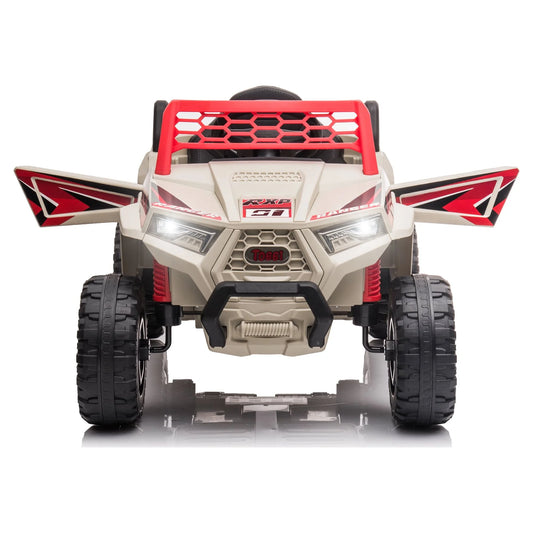 12V Kids Electric Off-Road UTV Truck Car Ride on Toys Age 3-5 Child W/ LED Headlights Music