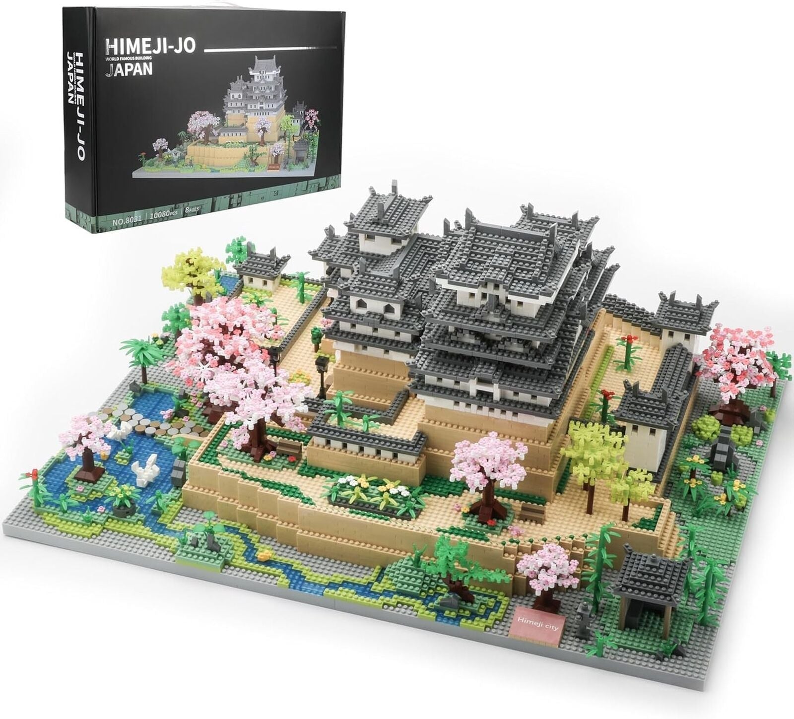 Japanese Micro Mini Building Blocks Sets for Adults Japan Himeji Castle with ...