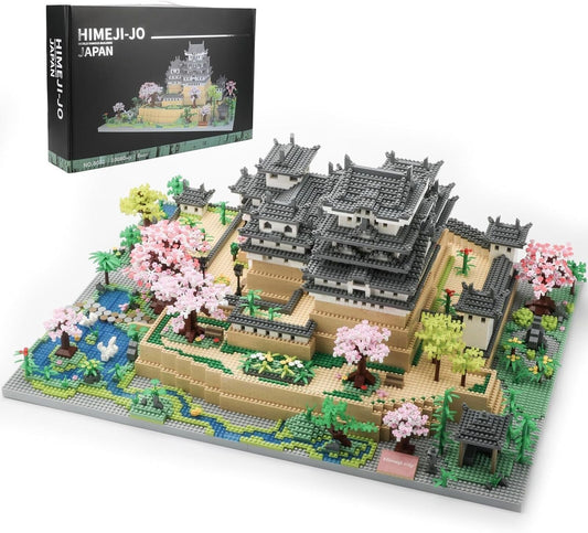 Japanese Micro Mini Building Blocks Sets for Adults Japan Himeji Castle with ...