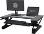 – Workfit-T Standing Desk Converter, Dual Monitor Sit Stand Desk Riser for Tabletops – 35 Inch Width, Black