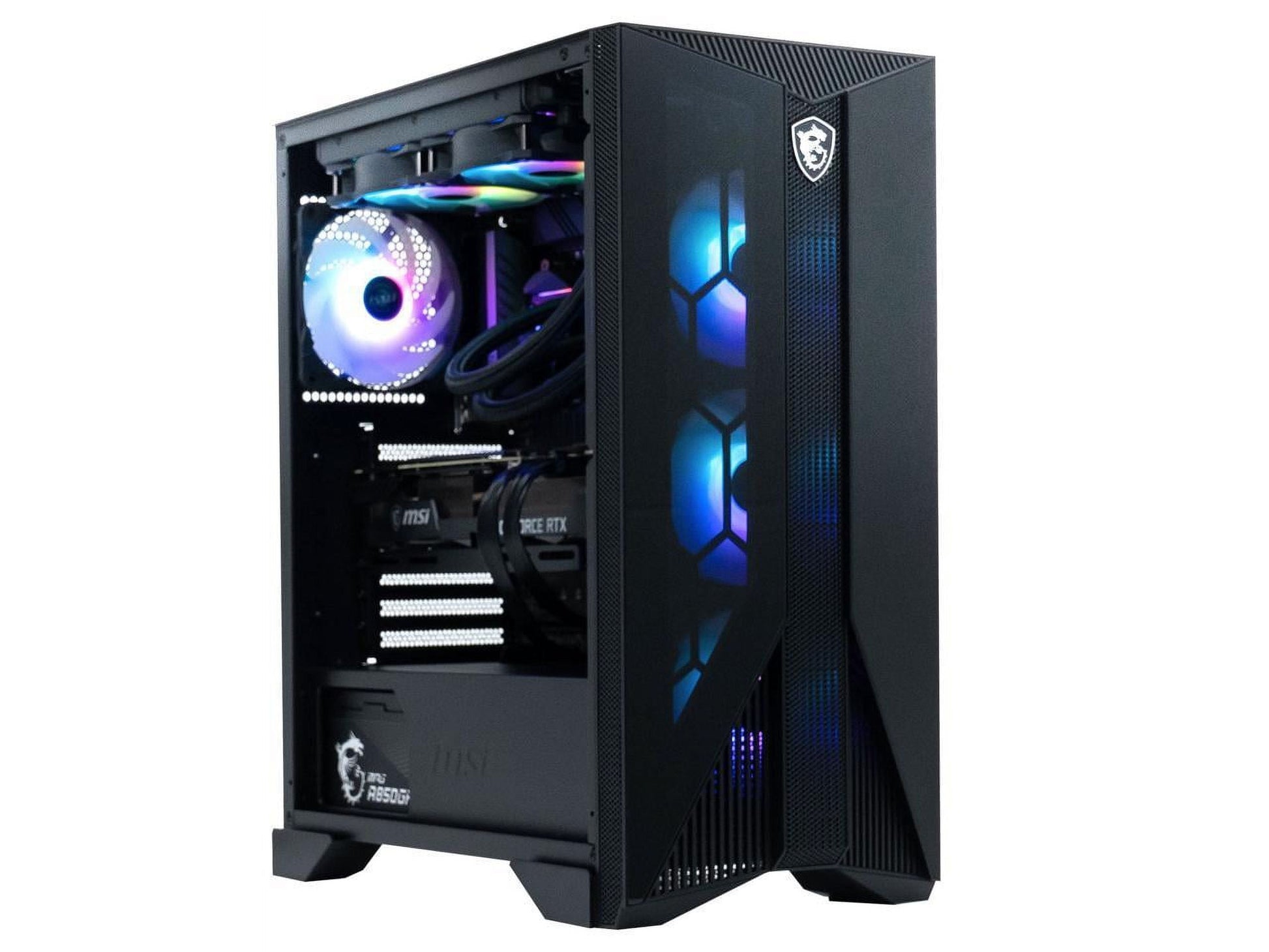Gaming Desktop Aegis RS 14NUF7-673US Intel Core I7-14700Kf 32GB DDR5 2 TB Pcie SSD Geforce RTX 4070 Ti SUPER Windows 11 Home 64-Bit
