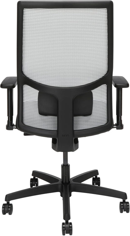 Office Chair Ignition 2.0 - Ergonomic Computer Desk Chair with Mesh Back, Seat-Slide, Syncro Tilt Recline, Adjustable Lumbar Support & Armrests, Comfortable Cushion, Swivel Rolling Wheels - Fog